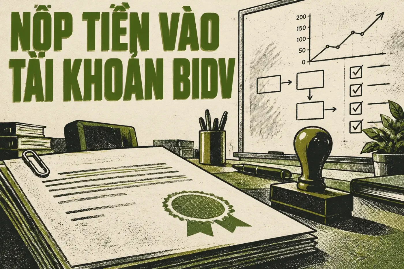 Không phải lúc nào bạn cũng có thể đến ngân hàng trong giờ hành chính - nộp tiền vào tài khoản bidv