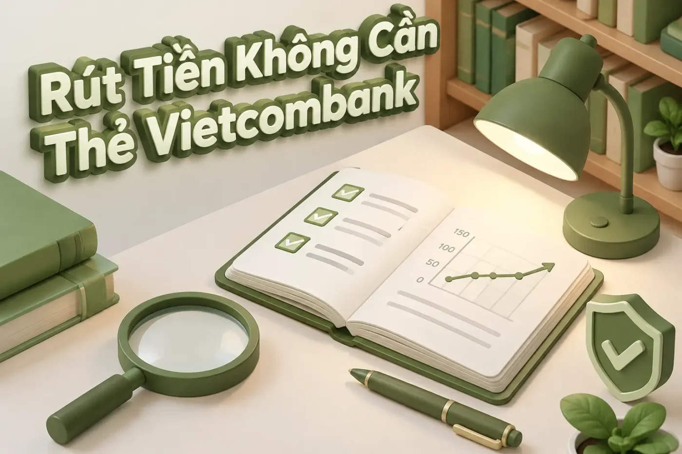 cuộc sống hàng ngày, việc quên thẻ ATM hoặc gặp sự cố với thẻ là điều hoàn toàn có thể xảy ra - rút tiền không cần thẻ
