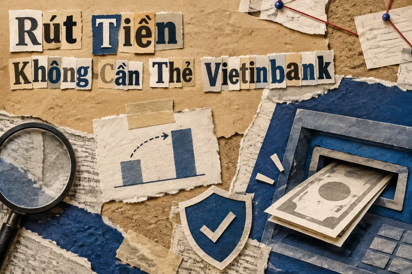 Đây là tính năng cho phép bạn rút tiền mặt tại máy ATM mà không cần mang theo thẻ vật lý - rút tiền không cần thẻ vietinbank